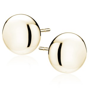 Cercei argint 10 mm placati cu aur galben DiAmanti Z2168EG-DIA (Argint 925‰ 2 g.)